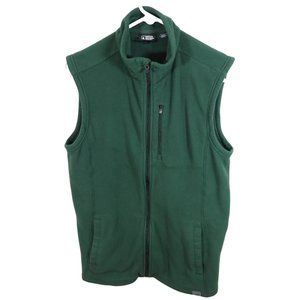 4/$25 EMS EASTERN MOUNTAIN SPORTS Size S Green Fleece Outdoor Hiking Vest